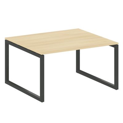 Metal System Quattro 5x5 50БО.ПРГ-1.3 (Акация лорка/Антрацит) Переговорный стол на О-образном м/к