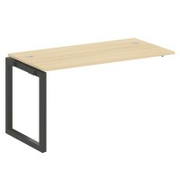 Metal System Quattro 5x5 50БО.ПРС-СП-1.3 (Акация лорка/Антрацит) Проходной наборный элемент рабочей станции на О-образном м/к