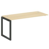 Metal System Quattro 5x5 50БО.ПРС-СП-1.4 (Акация лорка/Антрацит) Проходной наборный элемент рабочей станции на О-образном м/к