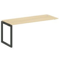 Metal System Quattro 5x5 50БО.ПРС-СП-1.5 (Акация лорка/Антрацит) Проходной наборный элемент рабочей станции на О-образном м/к