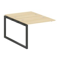 Metal System Quattro 5x5 50БО.ПРС-СП-2.1 (Акация лорка/Антрацит) Проходной наборный элемент рабочей станции на О-образном м/к