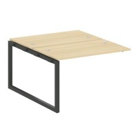 Metal System Quattro 5x5 50БО.ПРС-СП-2.2 (Акация лорка/Антрацит) Проходной наборный элемент рабочей станции на О-образном м/к