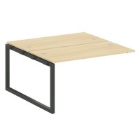 Metal System Quattro 5x5 50БО.ПРС-СП-2.3 (Акация лорка/Антрацит) Проходной наборный элемент рабочей станции на О-образном м/к