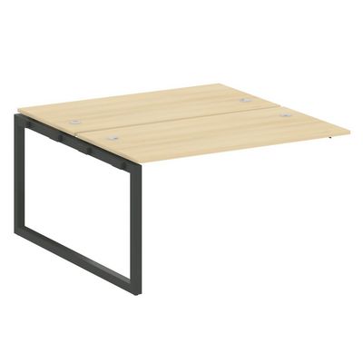 Metal System Quattro 5x5 50БО.ПРС-СП-2.3 (Акация лорка/Антрацит) Проходной наборный элемент рабочей станции на О-образном м/к