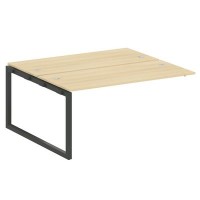 Metal System Quattro 5x5 50БО.ПРС-СП-2.4 (Акация лорка/Антрацит) Проходной наборный элемент рабочей станции на О-образном м/к