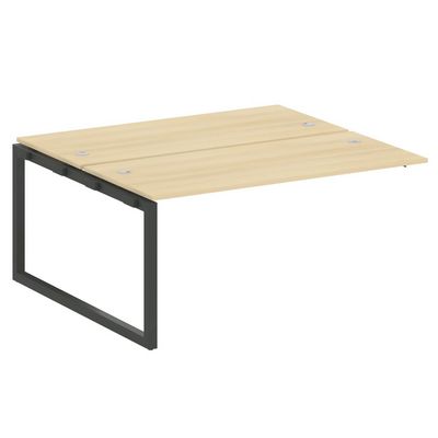 Metal System Quattro 5x5 50БО.ПРС-СП-2.4 (Акация лорка/Антрацит) Проходной наборный элемент рабочей станции на О-образном м/к