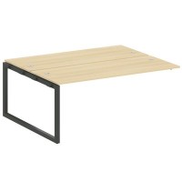 Metal System Quattro 5x5 50БО.ПРС-СП-2.5 (Акация лорка/Антрацит) Проходной наборный элемент рабочей станции на О-образном м/к