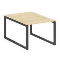 Metal System Quattro 5x5 50БО.РАС-СП-2.1 (Акация лорка/Антрацит) Рабочая станция на О-образном м/к