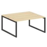 Metal System Quattro 5x5 50БО.РАС-СП-2.4 (Акация лорка/Антрацит) Рабочая станция на О-образном м/к