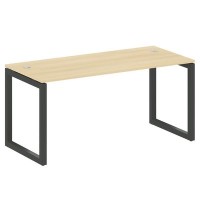 Metal System Quattro 5x5 50БО.СП-4 (Акация лорка/Антрацит) Стол письменный на О-образном м/к