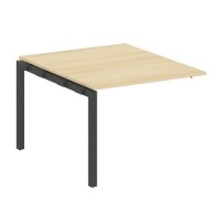 Metal System Quattro 5x5 50БП.ППРГ-1 (Акация лорка/Антрацит) Проходной наборный элемент переговорного стола на П-образном м/к