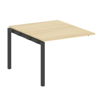 Metal System Quattro 5x5 50БП.ППРГ-1 (Акация лорка/Антрацит) Проходной наборный элемент переговорного стола на П-образном м/к