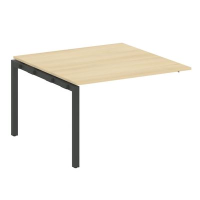 Metal System Quattro 5x5 50БП.ППРГ-2 (Акация лорка/Антрацит) Проходной наборный элемент переговорного стола на П-образном м/к