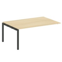 Metal System Quattro 5x5 50БП.ППРГ-5 (Акация лорка/Антрацит) Проходной наборный элемент переговорного стола на П-образном м/к