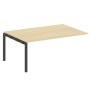 Metal System Quattro 5x5 50БП.ППРГ-5 (Акация лорка/Антрацит) Проходной наборный элемент переговорного стола на П-образном м/к