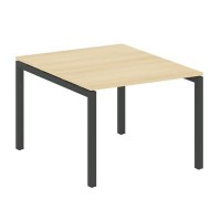 Metal System Quattro 5x5 50БП.ПРГ-1.1 (Акация лорка/Антрацит) Переговорный стол на П-образном м/к