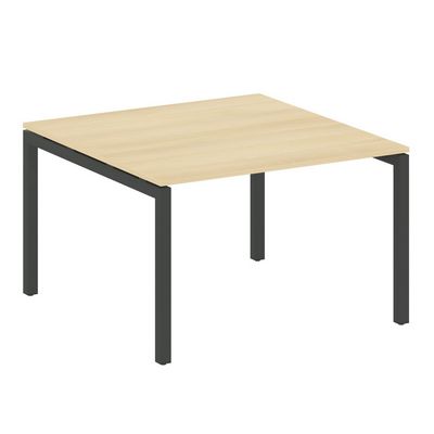 Metal System Quattro 5x5 50БП.ПРГ-1.2 (Акация лорка/Антрацит) Переговорный стол на П-образном м/к