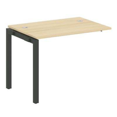 Metal System Quattro 5x5 50БП.ПРС-СП-1.1 (Акация лорка/Антрацит) Проходной наборный элемент рабочей станции на П-образном м/к