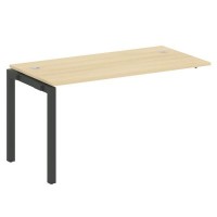 Metal System Quattro 5x5 50БП.ПРС-СП-1.3 (Акация лорка/Антрацит) Проходной наборный элемент рабочей станции на П-образном м/к