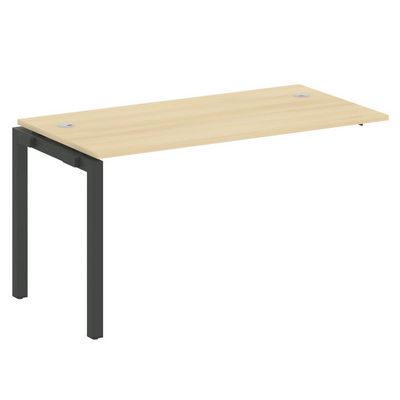 Metal System Quattro 5x5 50БП.ПРС-СП-1.3 (Акация лорка/Антрацит) Проходной наборный элемент рабочей станции на П-образном м/к