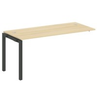 Metal System Quattro 5x5 50БП.ПРС-СП-1.4 (Акация лорка/Антрацит) Проходной наборный элемент рабочей станции на П-образном м/к