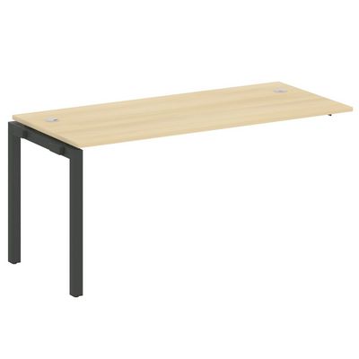 Metal System Quattro 5x5 50БП.ПРС-СП-1.4 (Акация лорка/Антрацит) Проходной наборный элемент рабочей станции на П-образном м/к