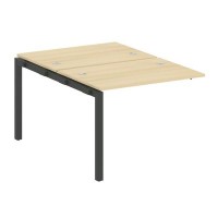 Metal System Quattro 5x5 50БП.ПРС-СП-2.1 (Акация лорка/Антрацит) Проходной наборный элемент рабочей станции на П-образном м/к