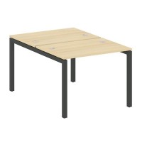 Metal System Quattro 5x5 50БП.РАС-СП-2.1 (Акация лорка/Антрацит) Рабочая станция на П-образном м/к