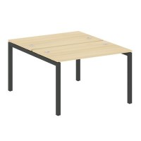 Metal System Quattro 5x5 50БП.РАС-СП-2.2 (Акация лорка/Антрацит) Рабочая станция на П-образном м/к