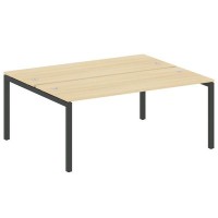 Metal System Quattro 5x5 50БП.РАС-СП-2.5 (Акация лорка/Антрацит) Рабочая станция на П-образном м/к