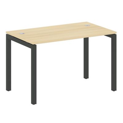 Metal System Quattro 5x5 50БП.СП-2 (Акация лорка/Антрацит) Стол письменный на П-образном м/к