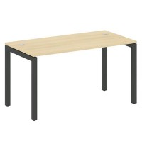 Metal System Quattro 5x5 50БП.СП-3 (Акация лорка/Антрацит) Стол письменный на П-образном м/к