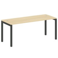 Metal System Quattro 5x5 50БП.СП-5 (Акация лорка/Антрацит) Стол письменный на П-образном м/к