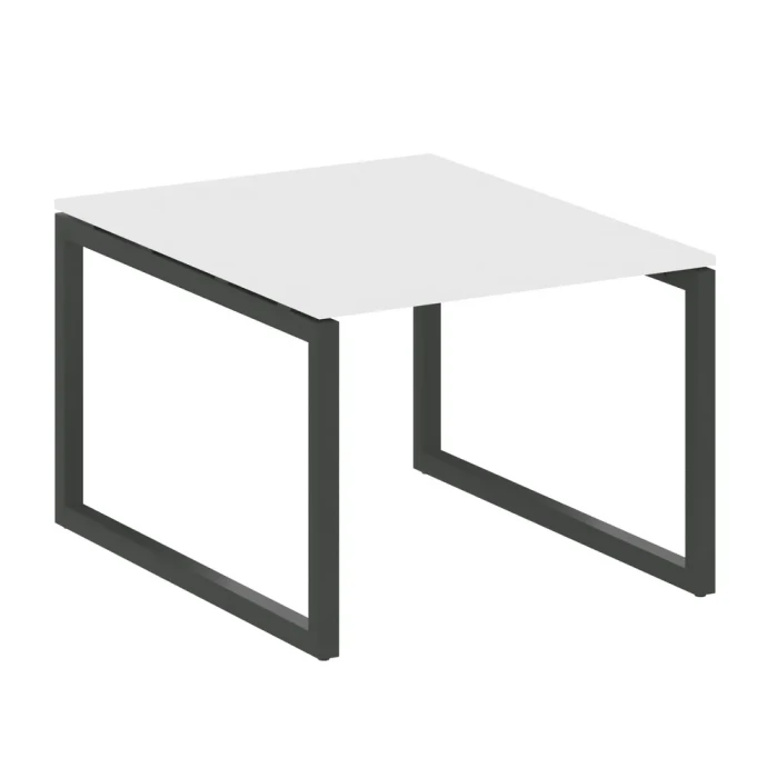 50БО.ПРГ-1.1 (Белый/Антрацит) Переговорный стол на О-образном м/к