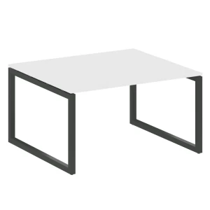50БО.ПРГ-1.3 (Белый/Антрацит) Переговорный стол на О-образном м/к