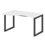 Metal System Quattro 5x5 50БО.СА-2 Л (Белый/Антрацит) Стол криволинейный левый на О-образном м/к