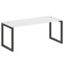 Metal System Quattro 5x5 50БО.СП-5 (Белый/Антрацит) Стол письменный на О-образном м/к