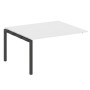 Metal System Quattro 5x5 50БП.ППРГ-3 (Белый/Антрацит) Проходной наборный элемент переговорного стола на П-образном м/к