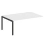 Metal System Quattro 5x5 50БП.ППРГ-5 (Белый/Антрацит) Проходной наборный элемент переговорного стола на П-образном м/к