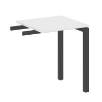 Metal System Quattro 5x5 50БП.ПР-1 (Белый/Черный) Приставной элемент на П-образном м/к