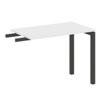 Metal System Quattro 5x5 50БП.ПР-3 (Белый/Черный) Приставной элемент на П-образном м/к