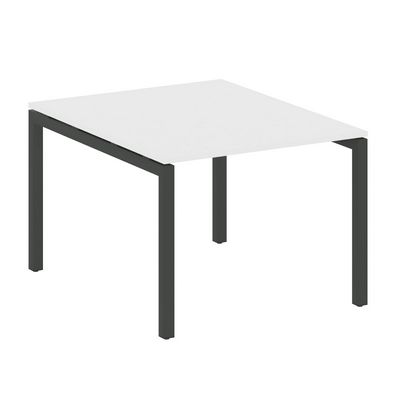 Metal System Quattro 5x5 50БП.ПРГ-1.1 (Белый/Антрацит) Переговорный стол на П-образном м/к