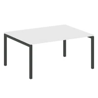 50БП.ПРГ-1.4 (Белый/Антрацит) Переговорный стол на П-образном м/к