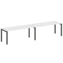 50БП.СМ-2.5 (Белый/Черный) Рабочая станция на 2 раб.места на П-образном м/к