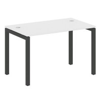 Metal System Quattro 5x5 50БП.СП-2 (Белый/Черный) Стол письменный на П-образном м/к