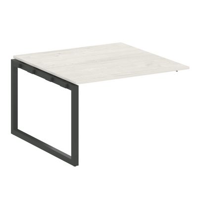 Metal System Quattro 5x5 50БО.ППРГ-2 (Дуб наварра/Антрацит) Проходной наборный элемент переговорного стола на О-образном м/к