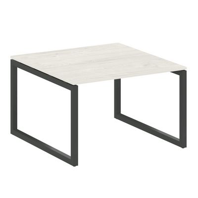 Metal System Quattro 5x5 50БО.ПРГ-1.2 (Дуб наварра/Черный) Переговорный стол на О-образном м/к