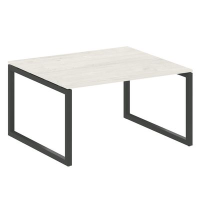 Metal System Quattro 5x5 50БО.ПРГ-1.3 (Дуб наварра/Черный) Переговорный стол на О-образном м/к