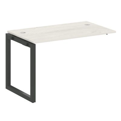 Metal System Quattro 5x5 50БО.ПРС-СП-1.2 (Дуб наварра/Антрацит) Проходной наборный элемент рабочей станции на О-образном м/к