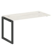 Metal System Quattro 5x5 50БО.ПРС-СП-1.3 (Дуб наварра/Антрацит) Проходной наборный элемент рабочей станции на О-образном м/к